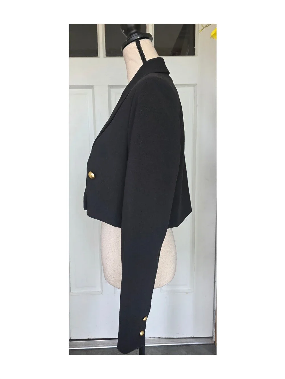 NWT Black Halo Hugo Crop Blazer, Size 2 - Picture 6 of 13